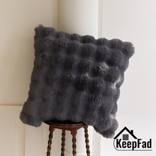 Load image into Gallery viewer, Double-Sided Thick Bubble Plush Throw Blanket, Cozy & Soft for All Seasons