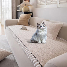 Load image into Gallery viewer, 4-Way Stretch Sofa Cover in Cozy Fabric - Warm, Machine Washable Slipcover for Pet-Friendly Living Rooms, Anti-Slip Fit