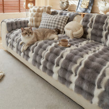 Load image into Gallery viewer, The Ultimate Pet-Proof Soft Thick Plush Sofa Cover - Warm & Cozy for Winter