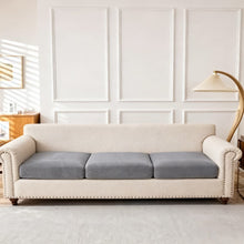 Load image into Gallery viewer, Linen Cotton Sectional Couch Cushion Covers - Stretch Washable Soft Sofa Seat & Back Covers, 3-Piece Furniture Protector for Pets