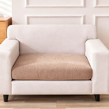Load image into Gallery viewer, Linen Cotton Sectional Couch Cushion Covers - Stretch Washable Soft Sofa Seat & Back Covers, 3-Piece Furniture Protector for Pets