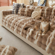 Load image into Gallery viewer, The Ultimate Pet-Proof Soft Thick Plush Sofa Cover - Warm & Cozy for Winter
