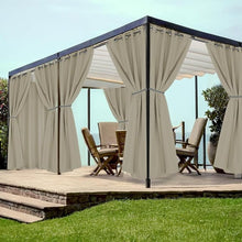 Load image into Gallery viewer, Extra Wide Outdoor Curtains, Waterproof and UV Blocking, Patio, Pergola, Gazebo