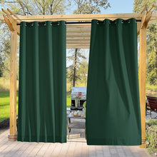 Load image into Gallery viewer, Windproof Patio Curtains: Weighted Bottom & Fix Rope, No Flapping