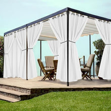 Load image into Gallery viewer, Extra Wide Outdoor Curtains, Waterproof and UV Blocking, Patio, Pergola, Gazebo
