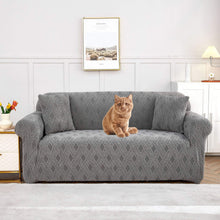 Load image into Gallery viewer, Super Stretch Couch Cover Universal Sofa Covers with Elastic Bottom, Dog Cat Pets Friendly Washable Furniture Protector Fitted Sofa Slipcovers Stay in Place 
