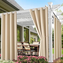 Load image into Gallery viewer, Extra Large Waterproof ,UV-Blocking Outdoor Curtains,Fits Large Patio,Gazebo