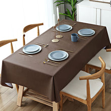 Load image into Gallery viewer, Rectangular textured tablecloth Waterproof splash-free tablecloth, kitchen table cloth