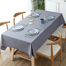 Load image into Gallery viewer, Rectangular textured tablecloth Waterproof splash-free tablecloth, kitchen table cloth