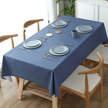 Load image into Gallery viewer, Rectangular textured tablecloth Waterproof splash-free tablecloth, kitchen table cloth