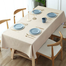 Load image into Gallery viewer, Rectangular textured tablecloth Waterproof splash-free tablecloth, kitchen table cloth