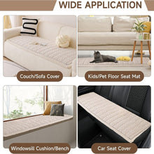 Load image into Gallery viewer, 4-Way Stretch Sofa Cover in Cozy Fabric - Warm, Machine Washable Slipcover for Pet-Friendly Living Rooms, Anti-Slip Fit