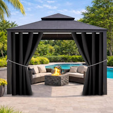 Load image into Gallery viewer, Extra Large Waterproof ,UV-Blocking Outdoor Curtains,Fits Large Patio,Gazebo