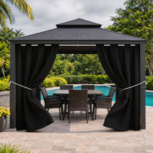 Load image into Gallery viewer, Extra Large Waterproof ,UV-Blocking Outdoor Curtains,Fits Large Patio,Gazebo