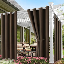 Load image into Gallery viewer, Extra Large Waterproof ,UV-Blocking Outdoor Curtains,Fits Large Patio,Gazebo