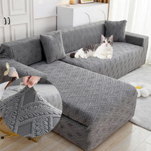Load image into Gallery viewer, Super Stretch Couch Cover Universal Sofa Covers with Elastic Bottom, Dog Cat Pets Friendly Washable Furniture Protector Fitted Sofa Slipcovers Stay in Place 
