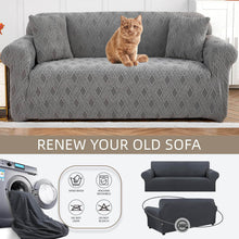 Load image into Gallery viewer, Super Stretch Couch Cover Universal Sofa Covers with Elastic Bottom, Dog Cat Pets Friendly Washable Furniture Protector Fitted Sofa Slipcovers Stay in Place 