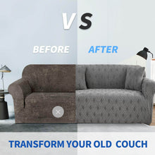 Load image into Gallery viewer, Super Stretch Couch Cover Universal Sofa Covers with Elastic Bottom, Dog Cat Pets Friendly Washable Furniture Protector Fitted Sofa Slipcovers Stay in Place 