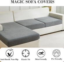 Load image into Gallery viewer, New Magic Stretch Sofa Covers - Universal Washable Couch Cushion Slipcovers for Sectional Sofa, Perfect Fit & Easy Care