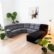 Load image into Gallery viewer, Single Chaise L-Shaped Sofa Cover, Solid Color Stretchy Full Coverage Slipcover