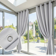 Load image into Gallery viewer, Waterproof Outdoor Curtains - Thermal Privacy for Patio, Porch & Pool