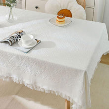 Load image into Gallery viewer, Waffle Modern tablecloth, knitted cloth lace coffee cloth, round tablecloth, rectangular tablecloth