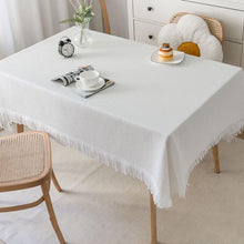 Load image into Gallery viewer, Waffle Modern tablecloth, knitted cloth lace coffee cloth, round tablecloth, rectangular tablecloth
