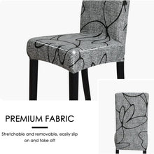 Load image into Gallery viewer, Stretchable chair cover, Printed Stretchable Dining Chair Slipcover