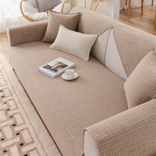 Load image into Gallery viewer, Cotton and Linen Sectional Couch Covers,Anti-Slip Sofa Slipcovers for Dogs Cats Kids Loveseat Recliner L Shaped Armrest Backrest 