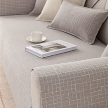 Load image into Gallery viewer, Cotton and Linen Sectional Couch Covers,Anti-Slip Sofa Slipcovers for Dogs Cats Kids Loveseat Recliner L Shaped Armrest Backrest 