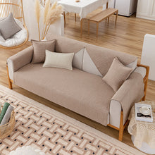 Load image into Gallery viewer, Cotton and Linen Sectional Couch Covers,Anti-Slip Sofa Slipcovers for Dogs Cats Kids Loveseat Recliner L Shaped Armrest Backrest 