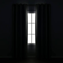 Load image into Gallery viewer, Sheer Grommet Curtains with Insulated Blackout Lining, Window Curtain Panels, Wheat - Curtain with Sheer Overlay, Elegant Blackout Curtains for Bedroom