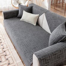 Load image into Gallery viewer, Cotton and Linen Sectional Couch Covers,Anti-Slip Sofa Slipcovers for Dogs Cats Kids Loveseat Recliner L Shaped Armrest Backrest 