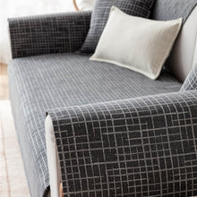 Load image into Gallery viewer, Cotton and Linen Sectional Couch Covers,Anti-Slip Sofa Slipcovers for Dogs Cats Kids Loveseat Recliner L Shaped Armrest Backrest 