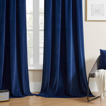 Load image into Gallery viewer, Luxury Velvet Blackout Curtains - 99% Light Blocking & Thermal Insulated for Bedroom | Noise Reducing & Energy Saving (Multiple Sizes)