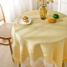 Load image into Gallery viewer, Waffle Modern tablecloth, knitted cloth lace coffee cloth, round tablecloth, rectangular tablecloth