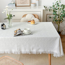 Load image into Gallery viewer, Waffle Modern tablecloth, knitted cloth lace coffee cloth, round tablecloth, rectangular tablecloth