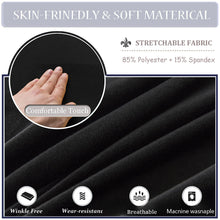 Load image into Gallery viewer, Stretch Chair Seat Cover, washable velvet chair cover