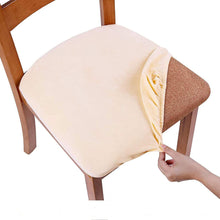 Load image into Gallery viewer, Stretch Chair Seat Cover, washable velvet chair cover
