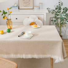 Load image into Gallery viewer, Waffle Modern tablecloth, knitted cloth lace coffee cloth, round tablecloth, rectangular tablecloth