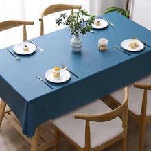 Load image into Gallery viewer, Rectangular textured tablecloth Waterproof splash-free tablecloth, kitchen table cloth