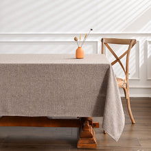 Load image into Gallery viewer, Rectangular waterproof and oil-proof tablecloth with wipeable tablecloth