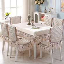 Load image into Gallery viewer, Elegant luxury wedding home tablecloth rectangular tablecloth chair cover 1 pastoral style elegant Table Cover