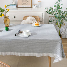 Load image into Gallery viewer, Waffle Modern tablecloth, knitted cloth lace coffee cloth, round tablecloth, rectangular tablecloth