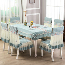 Load image into Gallery viewer, Elegant luxury wedding home tablecloth rectangular tablecloth chair cover 1 pastoral style elegant Table Cover