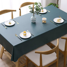 Load image into Gallery viewer, Rectangular textured tablecloth Waterproof splash-free tablecloth, kitchen table cloth