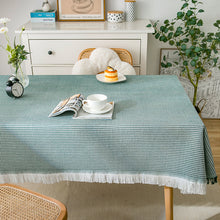 Load image into Gallery viewer, Waffle Modern tablecloth, knitted cloth lace coffee cloth, round tablecloth, rectangular tablecloth