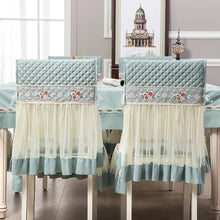 Load image into Gallery viewer, Elegant luxury wedding home tablecloth rectangular tablecloth chair cover 1 pastoral style elegant Table Cover