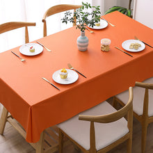 Load image into Gallery viewer, Rectangular textured tablecloth Waterproof splash-free tablecloth, kitchen table cloth