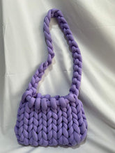 Load image into Gallery viewer, Diy Chunky Handbag,Thick Cotton Wool Woven Handbag, Handmade Coarse Wool Knitted Bucket Bag